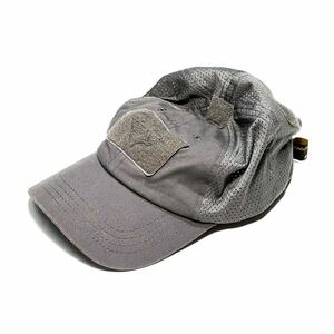 CONDOR TCM-018 MESH TACTICAL CAP GRAPHITE (検 米軍実物 コンドルアウトドア 帽子 メッシュ タクティカル キャップ グレー 陸上自衛隊