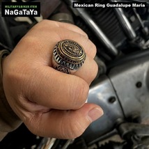 MEXICAN RING メキシカンリング グアダルーペ マリア ステンレススチール素材 17号 指輪 BIKER_画像7