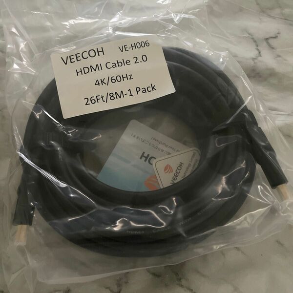 VEECOH HDMI ケーブル 8m