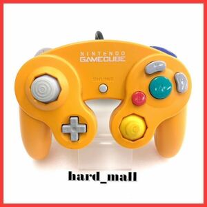 【美品】後期型 純正品 任天堂 ゲームキューブ コントローラー オレンジ色 DOL-003 Nintendo GameCube Official Controller Orange 正規品