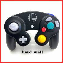 【希少品】純正品 ニンテンドー ゲームキューブ スマブラブラック DOL-003 Nintendo Controller スイッチ 任天堂 コントローラー 黒色 GC_画像1