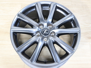 送料無料即決品☆LEXUS レクサス GS Fスポーツ 純正 9J +60 19in 1本 PCD114.3 5穴 ハブ径60mm リアサイズ スペア等に