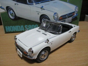  Tamiya 1/20 [ Honda S800 ] белый 1964y цепь модель ( более ранняя модель ) коврик на пол имеется * стоимость доставки 600 иен слежение номер имеется 
