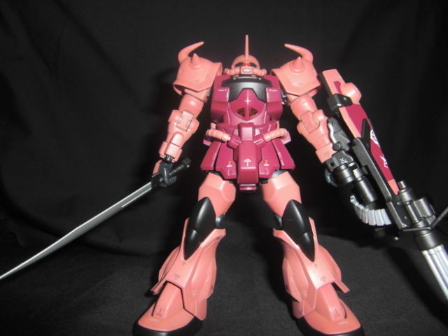 HG Gouf Custom Char's Benutzerdefinierte Farbe Komplett lackiertes Fertigprodukt, Charakter, Gundam, Fertiges Produkt