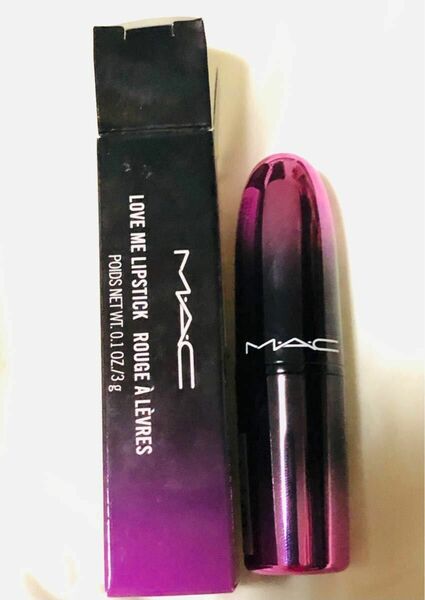 mac リップ　撮影の際に一度のみ使用