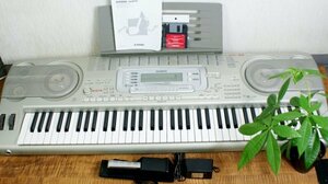 CASIO WK-3800 keyboard 76 key ] music designer operation goods with instruction attached 