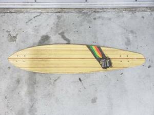 D168 スケートボード デッキ 板 BOB MARLEY sector9 ボブ マーリー セクター9 ロングボード 長さ約102.5cm 中古 引取り可 大阪 1円スタート