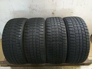 T473 225/45R17 ダンロップ WINTERMAXX WM02 冬タイヤ 溝有り良品 中古売切り4本SET 法人向け送料安