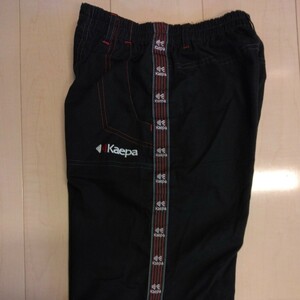 150cm　Kaepa　ケイパ　カジュアルパンツ　長ズボン　黒×赤
