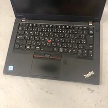 JXJK3877 【ジャンク】Lenovo ThinkPad T470s /Core i7-7600U 2.80GHz/ メモリ:8GB / カメラ /起動不良_画像2