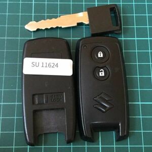 SU11624 スズキ U43PB14B 2ボタン スマートキー キーレスリモコン モコ セルボ フレア ワゴンR MRワゴン等 日産マツダAZワゴン MG22S MH22S