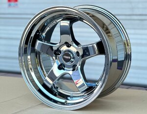 CLEAVE RACING FL53 17x9J +18 5H-114.3 SMC 2本セット 新色