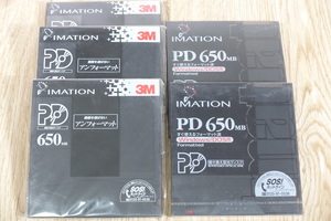 【 未開封 未使用 】IMATION PDディスク 650MB 5枚セット 管理番号5988