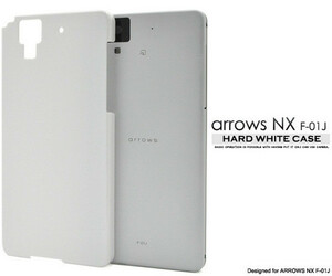 arrows NX F-01J docomo Arrows смартфон кейс твердый белый кейс 