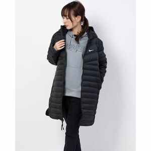 新品 ナイキ NIKE レディース ダウンコート ベンチコート ブラック 黒