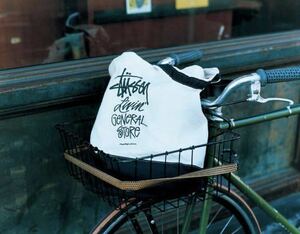 3回使用のみの美品☆希少廃盤☆ STUSSY Livin' General Store ネイビー 2WAYトートバッグ☆ステューシーリヴィンジェネラルストア