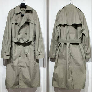 【デッドストック】42XL / U.S MILITARY USMC ALL WEATHER TRENCH COAT ミリタリー トレンチコート オーバーコート ポリコットン 米軍