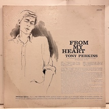●即決VOCAL LP Tony Perkins / From My Heart LSP1679 jv5399 米オリジナル、Dg Stereo_画像4