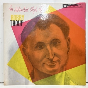 ●即決VOCAL LP Bobby Troup / The Distinctive Style Of Bobby Troup bcp35 jv5400 米オリジナル、エンブレムDg Mono