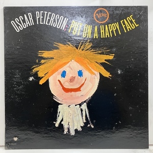 ●即決LP Oscar Peterson / Put On A Happy Face v8660 j38646 米オリジナル、黒銀T/Mgm Dg Mono 