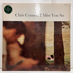 ●即決VOCAL LP Chris Connor / I Miss You So 8014 jv5463 米オリジナル、黒銀Dg AT刻印 クリス・コナー 