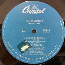 ●即決VOCAL LP Dolores Gray / Warm Brandy t897 jv5464 米オリジナル、ターコイズMono ドロレス・グレイ_画像2