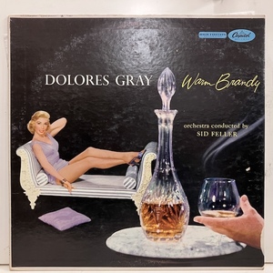 ●即決VOCAL LP Dolores Gray / Warm Brandy t897 jv5464 米オリジナル、ターコイズMono ドロレス・グレイ
