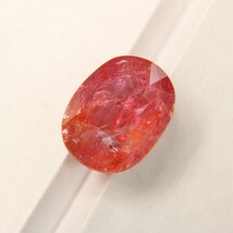 非加熱 天然パパラチアサファイア ルース 3.016ct パパラチャ Padparadscha Sapphire_画像5