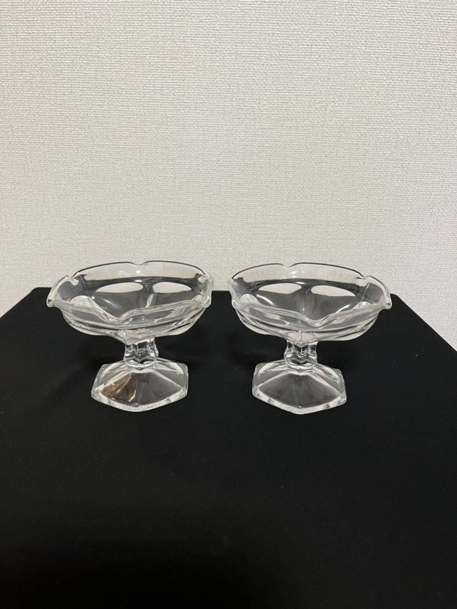 2023年最新】ヤフオク! -アイスクリームカップ ガラスの中古品・新品