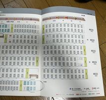 小田急　ロマンスカー　座席表　パンフレット　限定品_画像3