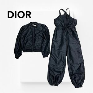 Christian Dior SPORT Christian Dior спорт Vintage CD Logo общий рисунок с хлопком жакет & комбинезон комбинезон 