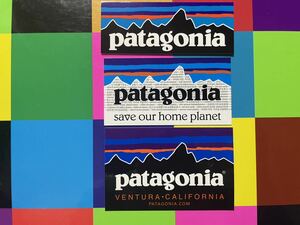 ★最新作★新品未使用　パタゴニア　フィッツロイ柄ステッカー3枚セット　patagonia 