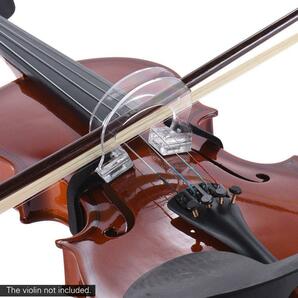 A0825 1/8-1/4 バイオリン弓コリメータコレクターまっすぐツールガイド初心者練習トレーニング演習の画像1