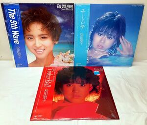 T69309▲帯付美品 松田聖子 LPレコード 3点セット THE 9TH WAVE/Tinker Bell/ユートピア/和モノ/seiko matsuda