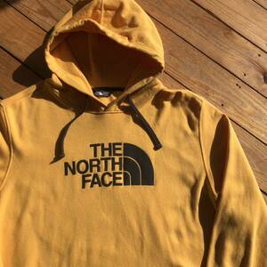 USA古着 THE NORTH FACE ノースフェイス スウェット パーカー イエロー メンズ サイズ XXL アメカジ ビックサイズ フーディー S0717