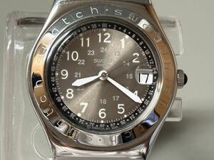 1円〜◇swatch スウォッチ SWISS IRONY クォーツ メンズ レディース腕時計 稼働品