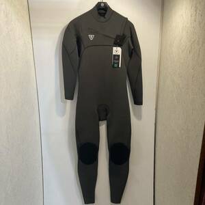 2023 新品 VISSLA メンズ ジャージ フルスーツ M 7 Seas Wetsuit COMP 3-2mm FULL CHEST ZIP GRA グレー ビスラ ウェットスーツ 既成品