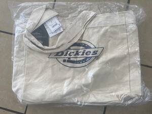 ●新品未使用　新製品　ディッキーズ Dickies 希少サイズ　トート バッグ 　ホワイト　TOTE BAG エコバッグ スタイリストバッグ●