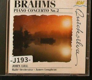 【ASV】ブラームス　ピアノ協奏曲 第2番　ジェームズ・ロフラン　ハレ管弦楽団　-J193-　CD