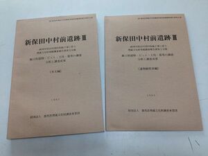 ●A01●新保田中村前遺跡●3●一級河川染谷川河川改修工事に伴う埋蔵文化財発掘調査報告書●本文編遺物観察表編●群馬県埋蔵文化財調査●