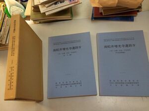 ●A01●南蛇井増光寺遺跡●4●本文編写真図版編●関越自動車道上越線地域埋蔵文化財発掘調査報告書●1996年●群馬県富岡市●即決