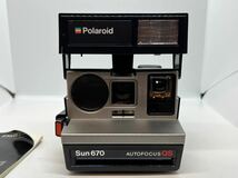 Polaroid Sun AUTOFOCUS QS ポラロイドカメラ 【TS030】_画像2