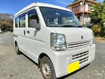 ★H27 エブリイ　車検長い7年10月まで!!　10万キロ台　機関良好です★_画像1