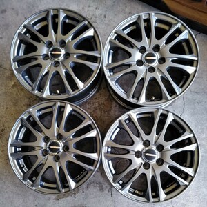 weds NEXTA アルミホイール ４本セット 15×6J ET43 PCD100 5穴 ハブ径72mm ４本セット