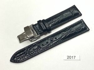 １円〜｜2017｜ラグ幅20mm｜プレミアムレザー.アリゲーター.クロコダイル｜ワニ革｜Ｄバックル｜時計ベルト｜売切り｜処分