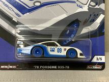 即決有★HW hotwheels ホットウィール '78 ポルシェ 935-78 SILHOUETTES PORSCHE Silhouette★ミニカー 数量4_画像2