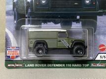 即決有★HW hotwheels ホットウィール ランドローバー ディフェンダー 110 ハードトップ BRITISH HORSE POWER DEFENDER★ミニカー_画像2