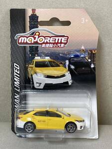 即決有★マジョレット majorette 海外 台湾 トヨタ TOYOTA カローラ アルティス タクシー TAXI 黄 イエロー★ミニカー