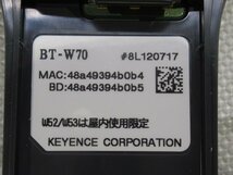 Ω 新O 0099♪ 保証有 KEYENCE【 BT-W70 + BT-WUC7U 】キーエンス BT-W70シリーズ ハンディターミナル + 通信・充電ユニット キレイ_画像6