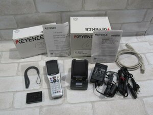 Ω 新O 0101♪ 保証有 KEYENCE【 BT-W70 + BT-WUC7U 】キーエンス BT-W70シリーズ ハンディターミナル + 通信・充電ユニット キレイ